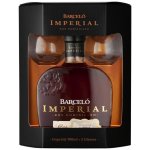 Ron Barceló Imperial 38% 0,7 l (dárkové balení 2 sklenice) – Zbozi.Blesk.cz