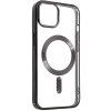 Pouzdro a kryt na mobilní telefon Apple SWISSTEN Clear Jelly MagStick Metal Apple iPhone X / Xs - čiré / černé
