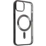 SWISSTEN Clear Jelly MagStick Metal Apple iPhone X / Xs - čiré / černé – Sleviste.cz