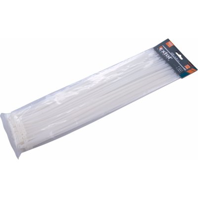 pásky stahovací bílé, 400x4,8mm, 100ks, nylon, EXTOL PREMIUM 8856116 – Zboží Mobilmania