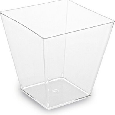 Wimex fingerfood kelímek krystal 60 ml, 50 × 50 × 45 mm, hranatý – Hledejceny.cz