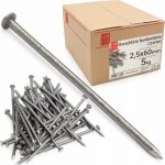 Lun Fix stavební hřebíky GBC014K 2,5x60 mm 5 kg – HobbyKompas.cz