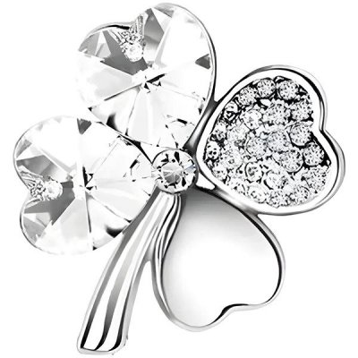 Gaira brož Stříbrný Čtyřlístek 313001 čirá – Sleviste.cz