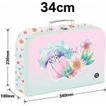OxyBag Kufřík lamino Flowers 34 cm – Zboží Dáma