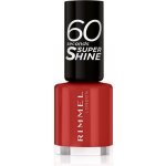 Rimmel London 60 Seconds Super Shine Nail Polish 310 Double Decker Red 8 ml – Zboží Mobilmania