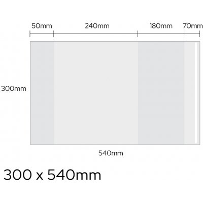 Obal univerzální PP 300 × 540 mm – Zboží Dáma