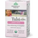 Organic India Tulsi Sladká růže čaje 18 x 1,6 g