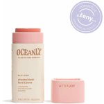 Attitude Oceanly Tuhá krémová tvářenka Silky Pink 8,5 g – Zboží Dáma