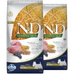 N&D Ancestral Grain Dog Adult Mini Lamb & Blueberry 4 x 2,5 kg – Hledejceny.cz