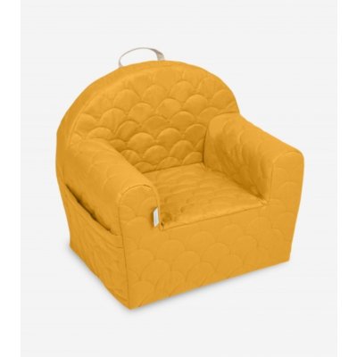 Ourbaby Dětské křesílko 34965 kids chair mustard fan – Zbozi.Blesk.cz