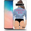 Pouzdro a kryt na mobilní telefon Samsung Picasee Ultimate Case Samsung Galaxy S10 Plus Crossfit girl nickynellow