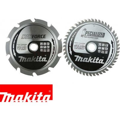 Makita B-49345, Sada 2 kusů pilových kotoučů průměru 165 mm (B-08159, B-09298) – Zboží Mobilmania