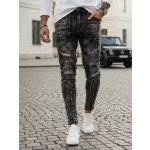 Trendy černé pánské džínové kalhoty – Hledejceny.cz