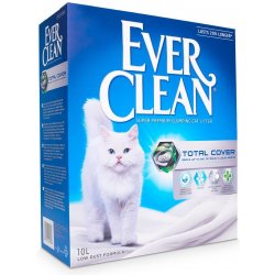 Ever Clean Total Cover hrudkující kočkolit bez parfémů 10 l