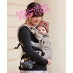 Jozanek Newborn Carrier šedé s fialkovou – Zboží Mobilmania