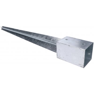 Zemní vrut, zatloukací patka, 71 x 50 mm, žárový pozink – Hledejceny.cz