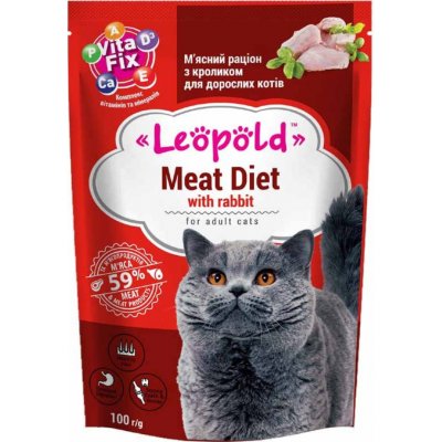 Leopold masová strava s králíkem 24 x 100 g