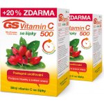 GS Vitamin C 500 se šípky 2 x 120 tablet – Hledejceny.cz