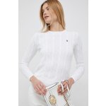 Polo Ralph Lauren Bavlněný svetr dámský bílá – Zboží Mobilmania
