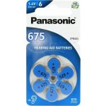 Panasonic baterie do naslouchadel 6ks PR675(44H)/6LB – Hledejceny.cz