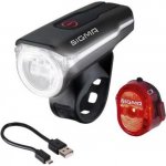 Sigma Sport Aura 60 + Nugget II set červené/černé – Zboží Dáma