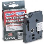 Brother TZE-S231, bílá/černá, 12mm – Zboží Dáma