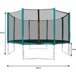Aga SPORT PRO 366 cm + ochranná síť + žebřík – Zboží Dáma