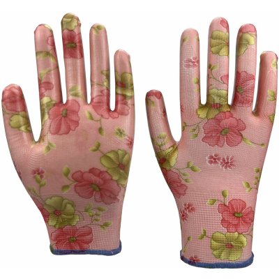 Garvia NITRILE flowers pink – Zbozi.Blesk.cz