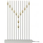 Markslöjd 705283 Vánoční svícen NECKLACE 11xE5/0,8W/12V bílý | ML0732 – Hledejceny.cz