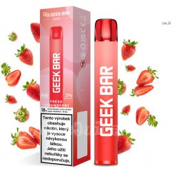 Geek Bar E600 Fresh Strawberry 20 mg 600 potáhnutí 1 ks