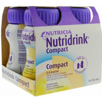 NUTRIDRINK COMPACT S PŘÍCHUTÍ VANILKOVOU POR SOL 4X125ML