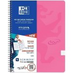 OXFORD Zápisník A4+ Nordic Touch čtverečkovaný růžový 70 listů – Zboží Živě