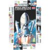 Sběratelský model Academy Space Shuttle & Booster Rockets 12707 1:288