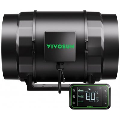 VIVOSUN AeroZesh S8 200mm/1410m3/h – Sleviste.cz