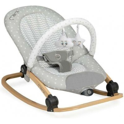 Vibrační lehátko MoMi s melodií Lumiwood s hvězdami Grey – Hledejceny.cz