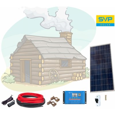 SVP solar 12V fotovoltaický ostrovní systém 115Wp – HobbyKompas.cz
