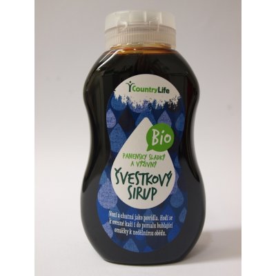 Country Life Bio Sirup švestkový 250 ml