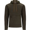 Rybářské tričko, svetr, mikina Simms CX Hoody Dark Stone