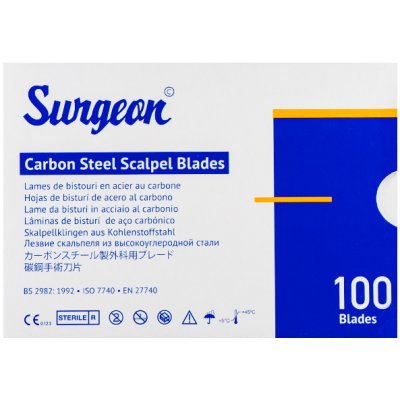 BIO NAILS Čepelky SURGEON č. 20 100 ks – Zboží Mobilmania