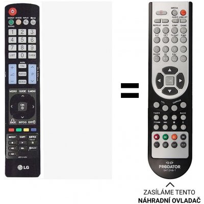Dálkový ovladač Predátor LG AKB72914208 – Zboží Živě