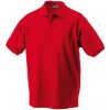 Pánské Tričko James & Nicholson pánská polokošile Classic Polo JN070 Červená