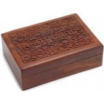 Dřevěná krabice na tarotové karty Tarot Cards