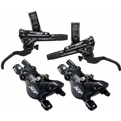 brzda kotoučová SHIMANO XT M8100 p+z komplet bez kotoučů a adapteru, J-kit v krabičce – Zboží Dáma