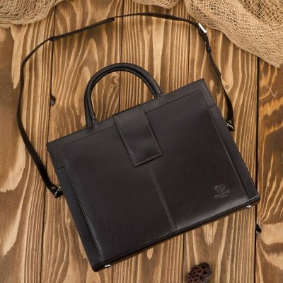 Paolo Peruzzi Dámská kožená aktovka a taška do ruky a přes rameno hnědá – Hledejceny.cz