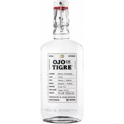 Ojo de Tigre Espadin Tobala mezcal 37% 0,7 l (holá láhev) – Hledejceny.cz