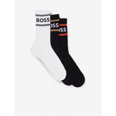 Hugo Boss 3PACK ponožky vysoké 50469371 968 vícebarevné – Sleviste.cz