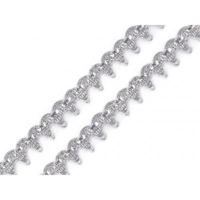 Prima-obchod Leonský prýmek, barva 1 (15 mm) stříbrná – Sleviste.cz