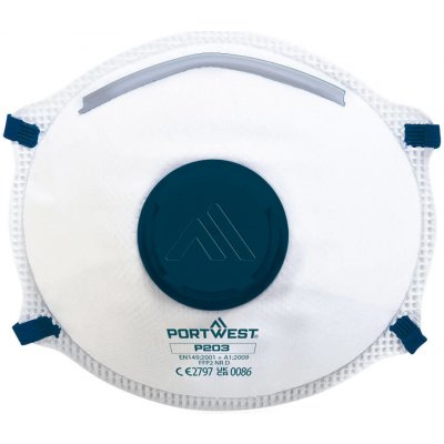 Portwest DOLOMITE P203 respirátor FFP2 s ventilkem 10 ks