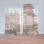 Záclony Čínská věžička: 2 ks - 150x250 cm - Sablio – Hledejceny.cz