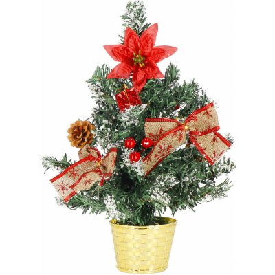 SPRINGOS Vánoční stromeček s ozdobami 40 cm – Zbozi.Blesk.cz